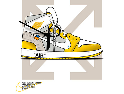 Air Jordan 1 x Off White "Canary" air jordan canary hype kicks moda nba nike nike air nike air max nike running nike shoes off white raffle release shoelaces sneaker sneakers style