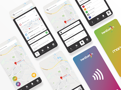 trentbarton hugo App UI Redesign adobe illustrator app bus app clean clean ui concept map public transport redesign timetable transport transport app travel travel app uiux ux