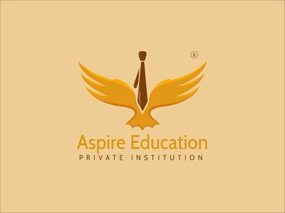 Aspire Education bird branding design dribbble dribbble best shot dribbbleweeklywarmup education education logo future logo rise school wings