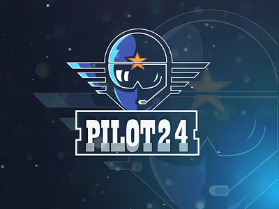 Pilot24 branding design dribbble dribbbleweeklywarmup flat graphic illustration logo logodesign mascot logo pilot pilot24 vector