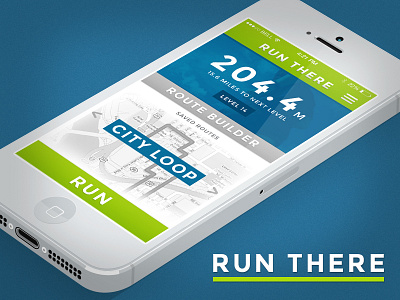 Run There App app ios7 navigation run running sport