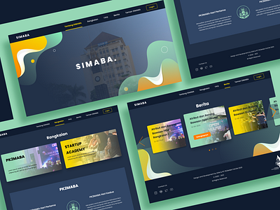 SIMABA 2020 ui website website design