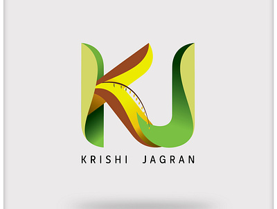 LOGO DESIGN, KRISHIJAGRAN design fontdesign graphic design illustration logo