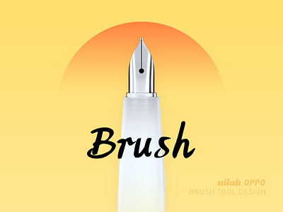 Brush tool 3d brush gift icon pen