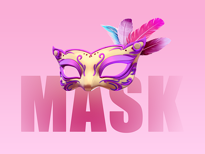 Carnival Mask 3d c4d carnival mask design gift icon mask