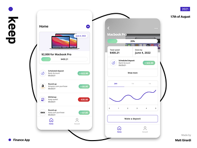 keep - Finance app