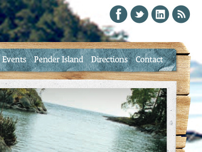 Relax Vacation paper texture web design wood