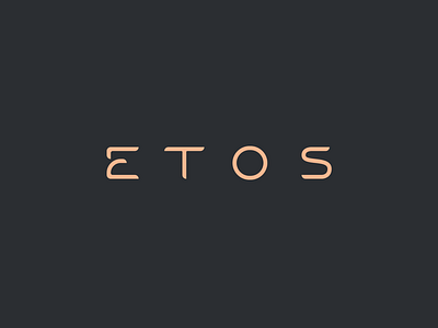 Etos – Modern Gym Logo