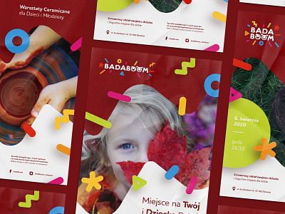Badaboom – Coffee shop and playroom bada boom brand studio branding café coffe shop key visual kids playroom rzeszow