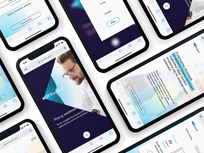 KOF Regard – Mobile UI brand studio branding graphic design key visual kof regard logo mobile rzeszów ui