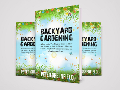 Gardening book cover to appeal to women aged 25 - 55 banner design billbord design book cover book cover design business card design businesscard cover art flyer design illustration poster art