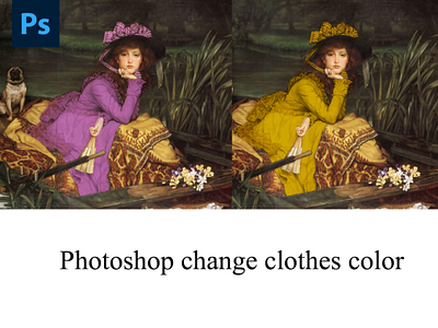 photoshop change clothes color