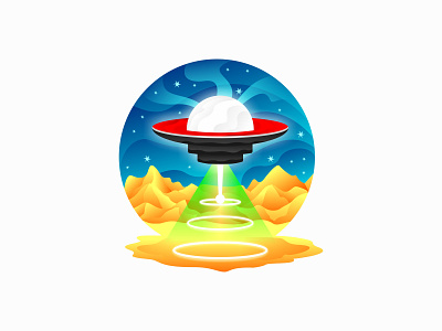 Outer Space Adventure - UFO flatillustration graphicdesign illustration outterspaceillustration ufo ufobackground ufoflatillustration ufographics ufoillustration