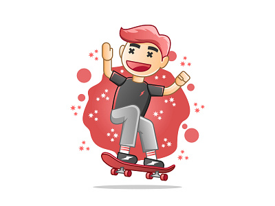 Skate Digital Illustration