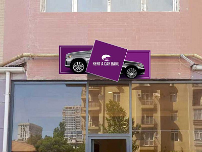 Development of outdoor advertising layout for Rent a car company branding corporate design design outdoor outdoor advertising outdoor badge outdoors