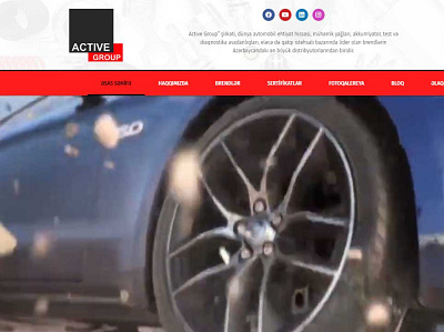 Website for a company that sells auto parts web design webdesign website website design