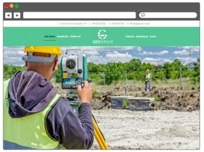 Website development for a geology company