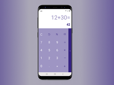 DailyUI 004 - Calculator android calculator dailyui dailyui004 ui uiuxdesign ux