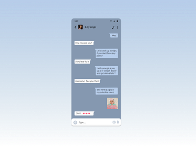 DailyUI 013 - Direct Messaging android dailyui dailyui013 dailyuichallenge day13 design direct messaging emojis figma message app mobile design mobile ui ui ux vector