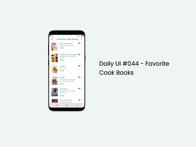 Daily UI #044 - Favorites