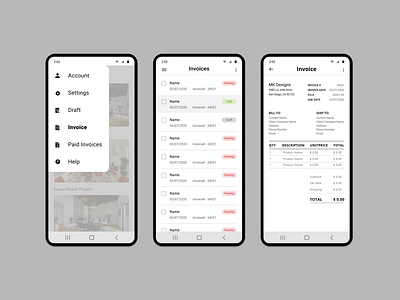 Daily UI #46 - Invoice