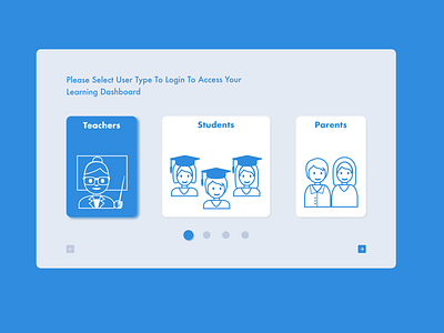 DailyUI #064 - Select User Type art dailyui dailyuichallenge design dribbble figma illustration parents select user type student teacher ui uidesign ux vector