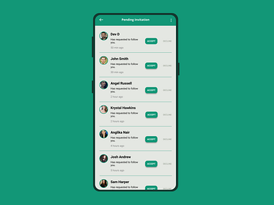 Daily UI #78 - Pending Invitation 100daychallenge accept dailyui dailyuichallenge day 078 day78 decline design dribbble figma illustration pending invitation ui uidesign vector