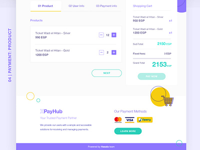 XPayHub website - 04 product payment