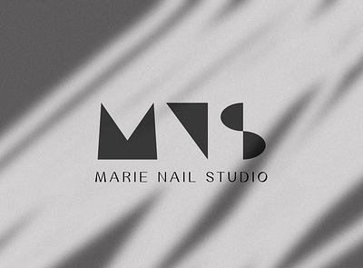 logo design for nail stusio branding design flat graphic design logo logo design minimal