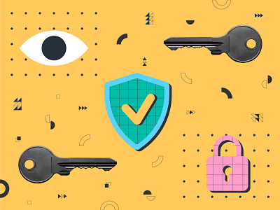 Illustration for crypto article "Private key"