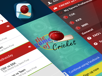 The Game of Cricket android app development company appstudioz best design bestshoot cricket ios iphone iphone app development company mobile app development company photoshop sports uxui