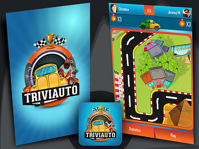 Triviauto Autoescuela android android app development company appstudioz bestgame game iphone app development company mobile app development company photoshop triviauto ui ux