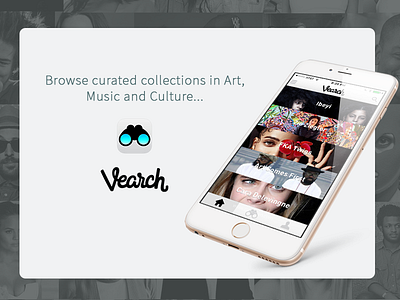 Vearch App application culture icondesign mobiledesign mobility music socialapp
