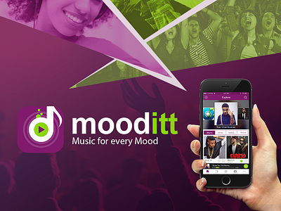 Mooditt :- Leading Nigerian Music App. app app design design graphics music musicapp nigerian