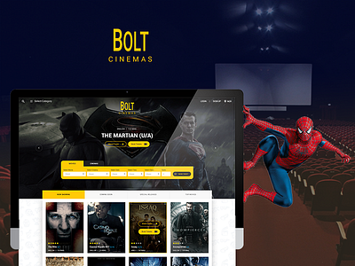 BOLT Cinemas affle android appstudioz booking ios mobile app development movie app reviews ticketing trailors ui ux