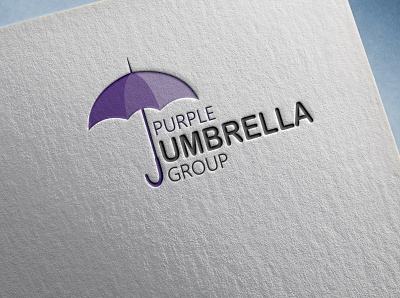 Logo design for Purple Umbrella Group Company Logo art creative design graphic design icon label design logo photoshop typography