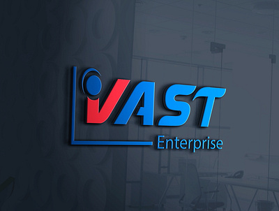 Logo design for Vast Enterprise art creative design graphic design icon illustrator label design logo photoshop typography