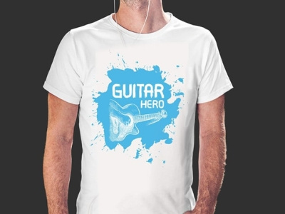 T-Shirt Design for GUITAR HERO