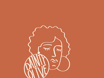 Dainty Olive Jewelry Logo branding color theory design illustration logo minimal social media type design web website