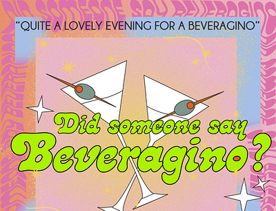 beveragino bold color branding color theory illustration logo social media social media design type design typeface typography vector