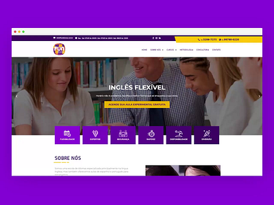 Language School - Ui + Dev Elementor elementor pro english language school school web design wordpress