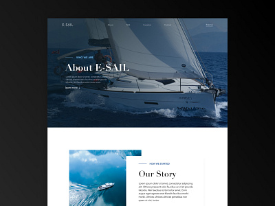 Boat Website About Page
