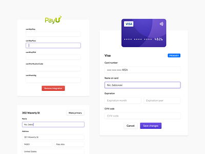 Subscrify - modals 👨🏻‍💻🎚 component design components credit card form form design forms input fields inputs light ui modal box modal design modals saas components saas modals saas website web app