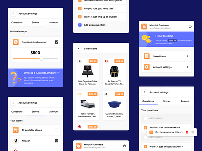 Mindful Purchase Components 🧱