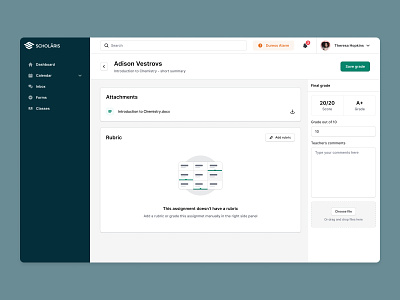 Scholaris - Empty states edu saas education saas empty state empty state saas interface illustration lms system micro ui micro ui saas product design saas application saas ui skeleton ui ui illustration web application web design web ui