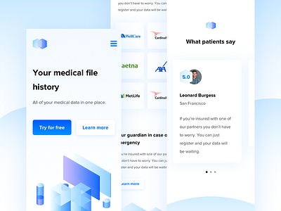 Medifiles - Landing Page mobile 📱