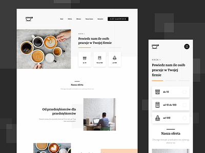 Coffee Landing Page ☕️ coffee coffee bean coffee shop desktop and mobile landing page website