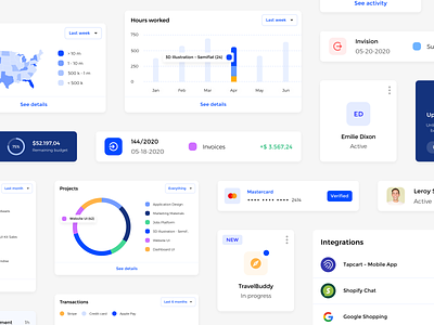 UI Kit - Components v2 👨🏻‍💻 card design chart card component library credit card payment data visualization dataviz graph design map card payments semiflat semiflat studio table design ui components ui kit ui kit design web app design web ui kit