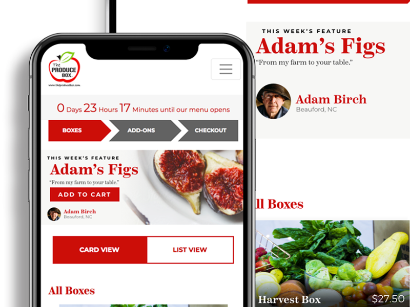 Produce Box Redesign by Tim Rosenberg on Dribbble