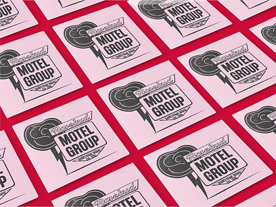 Branding- Rosebud Motel Group adobe illustrator brand design branding branding design design graphic design illustration illustrator logo midcentury retro retro design retro logo retrosupply retrosupplyco rose motel rosebud motel rosebud motel group vintage